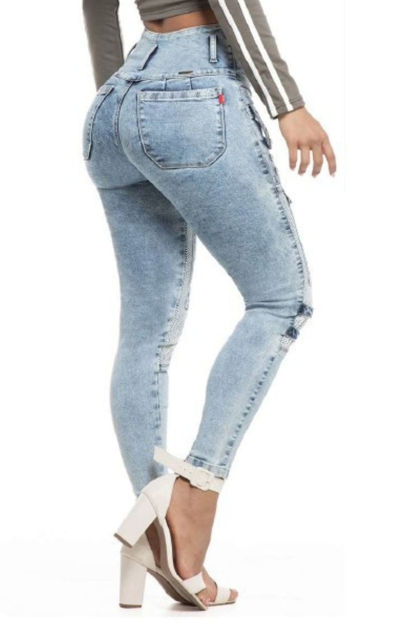 Jeans Skinny Levantacola L71338