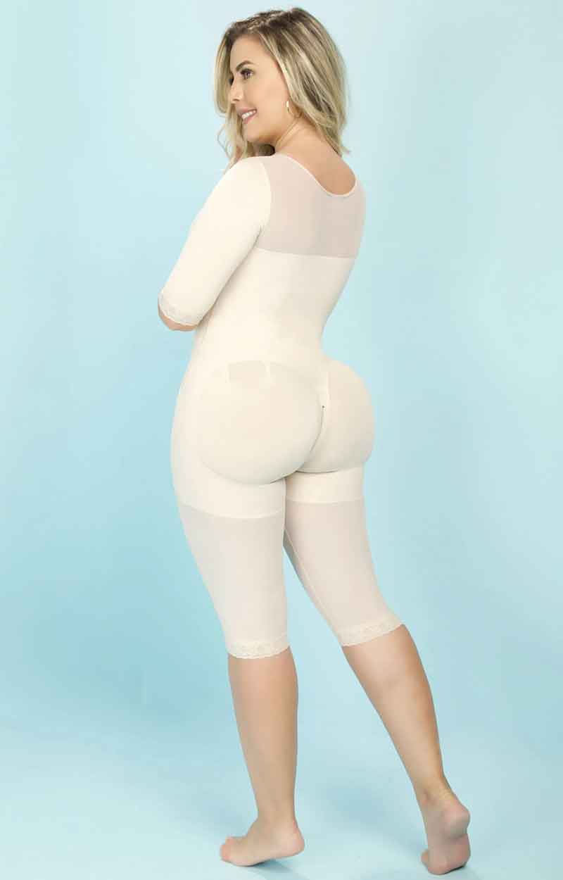 Long Girdles with Bra and Sleeves-PA066