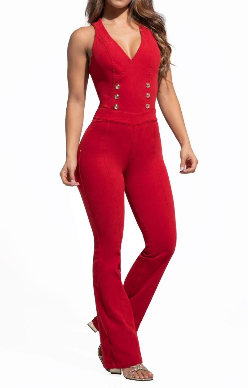 Enterizo Largo Denim N90706