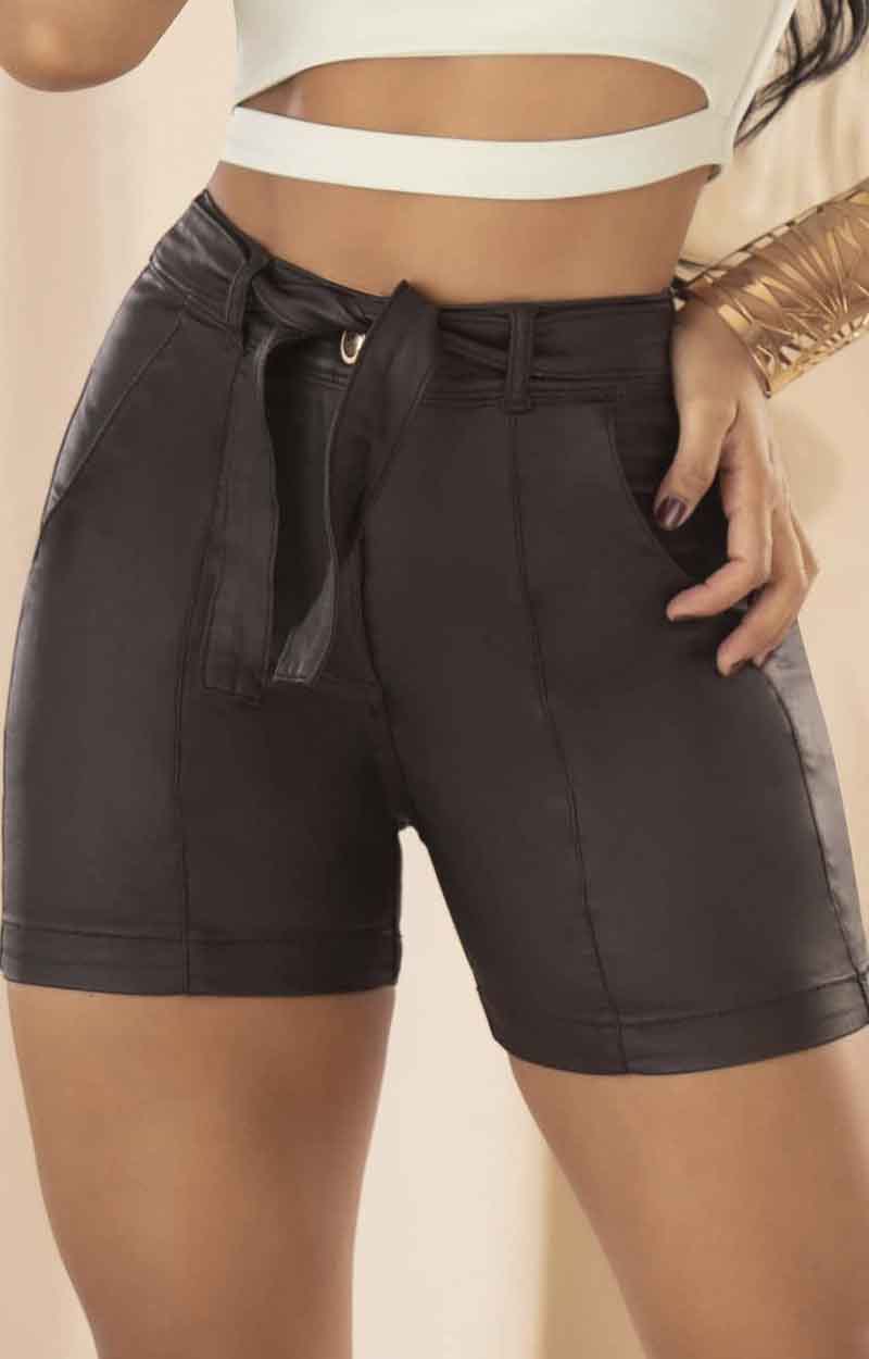 Short Efecto Cuero SP7408