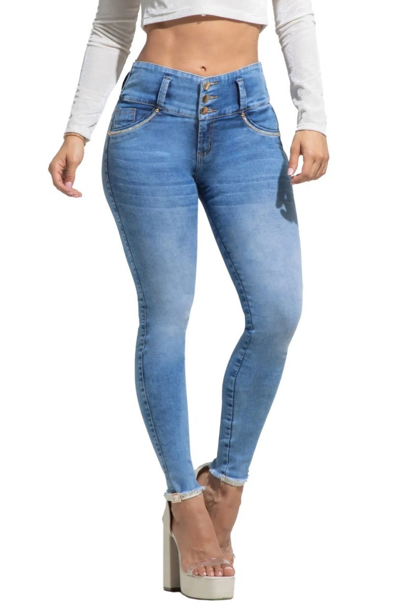 Jeans Skinny Levantacola W80802