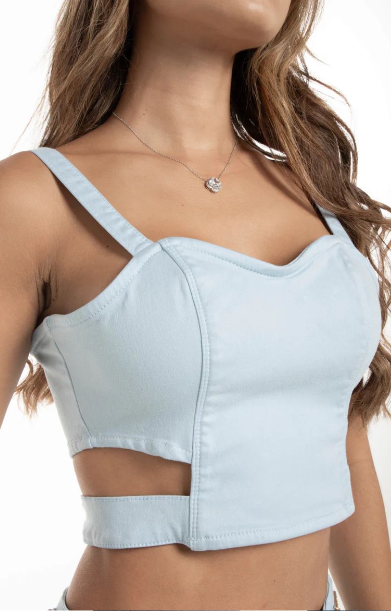 Set Jeans y Top denim L71404