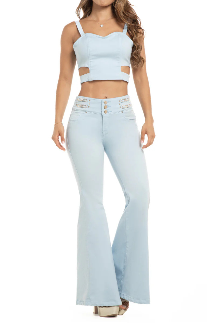 Set Jeans y Top denim L71404