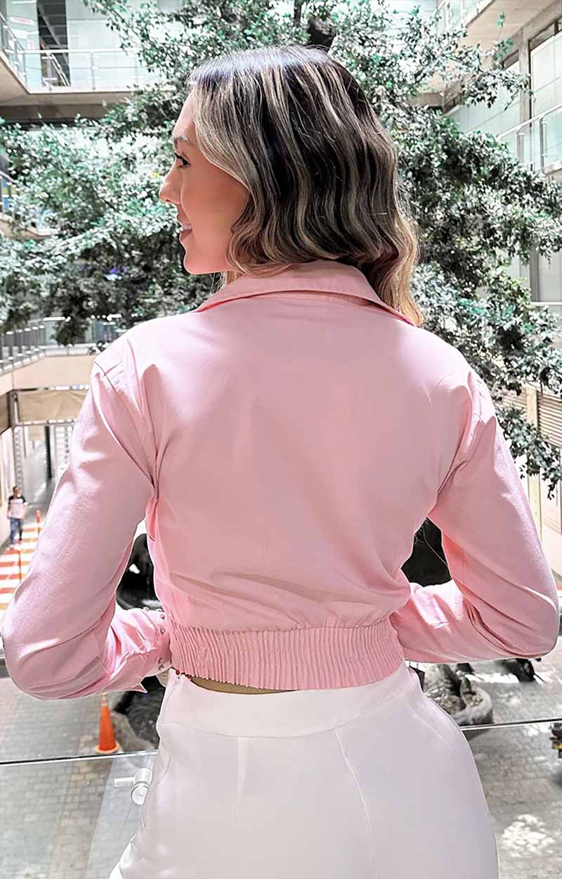 Blusa Popelina Palo Rosa X3778