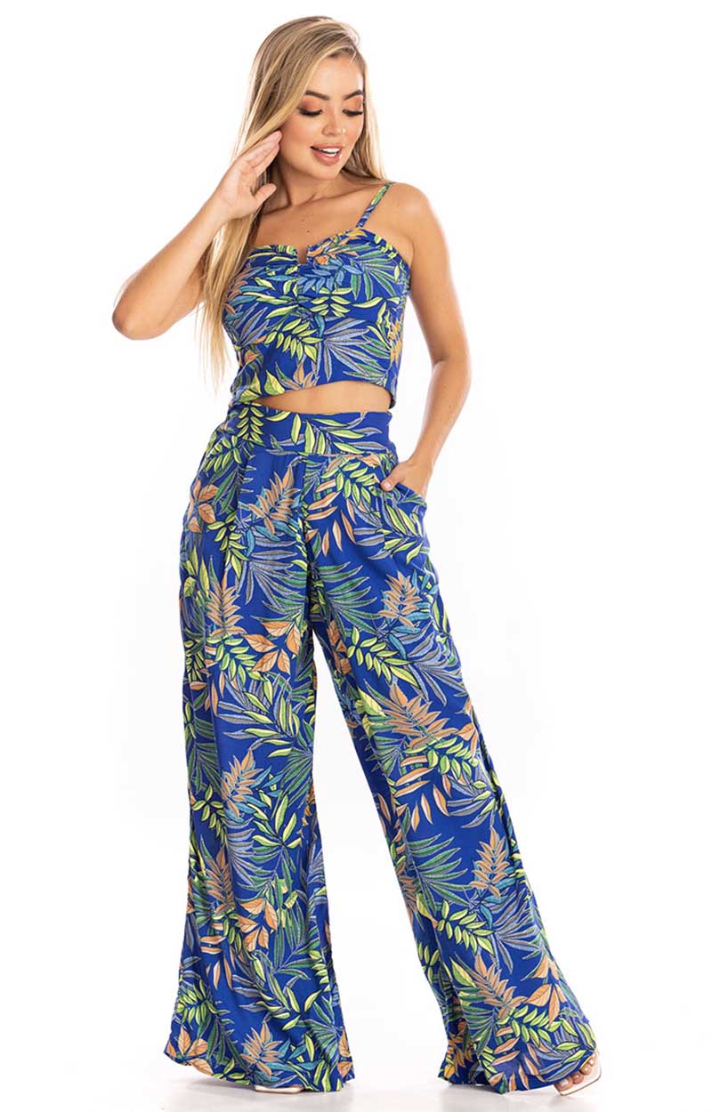 Set Pantalon Chalis Rígido YB12426