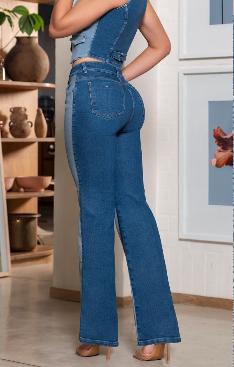 Jeans Levantacola Palazzo S700-1683