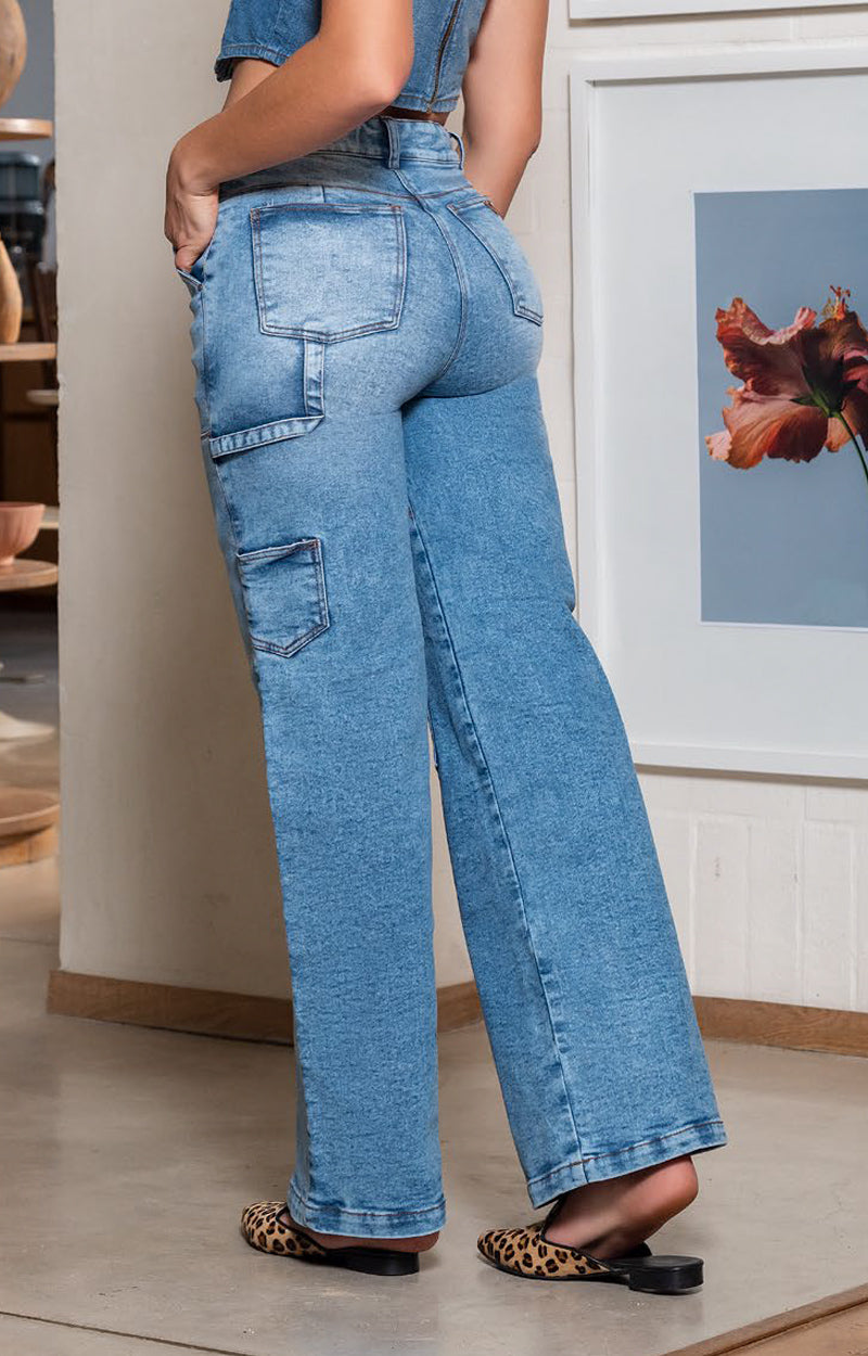 Jeans Levantacola Wide Leg S700-1688