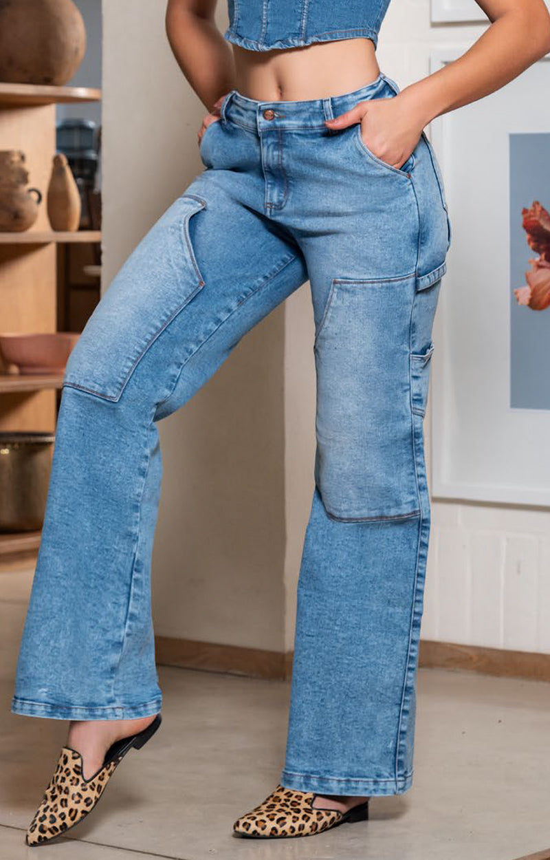 Jeans Levantacola Wide Leg S700-1688