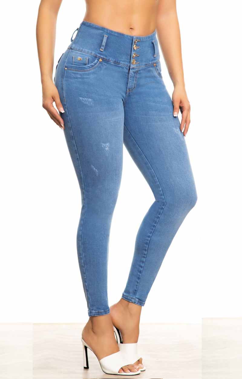 Jeans Tobillero Levantacola  D75627