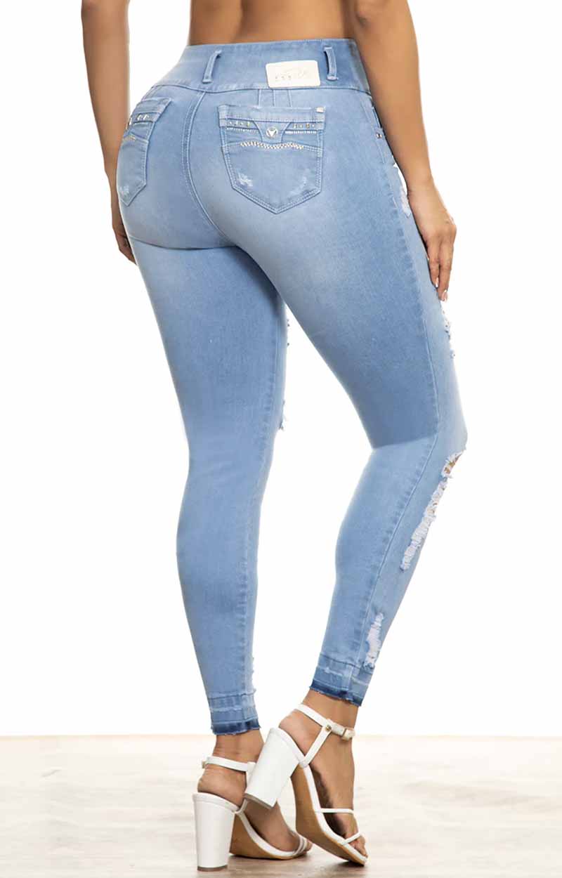 Jeans Skinny Levantacola  D75638