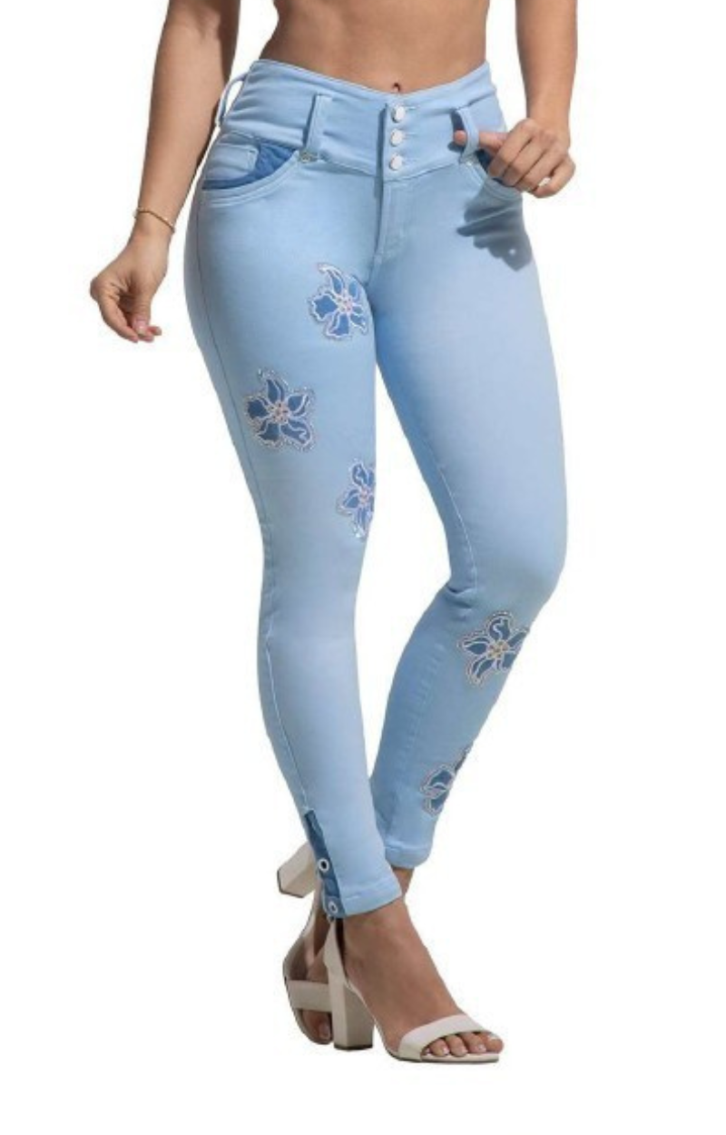 Jeans Skinny Levantacola W80714