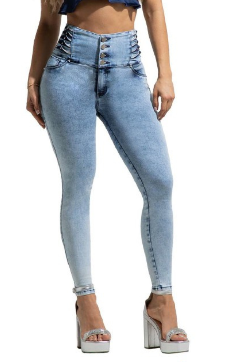 Jeans Skinny Levantacola L71316