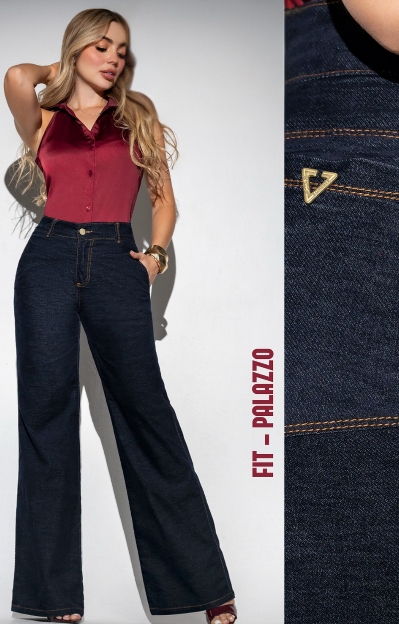 Jeans Levantacola Palazzo S700-1729