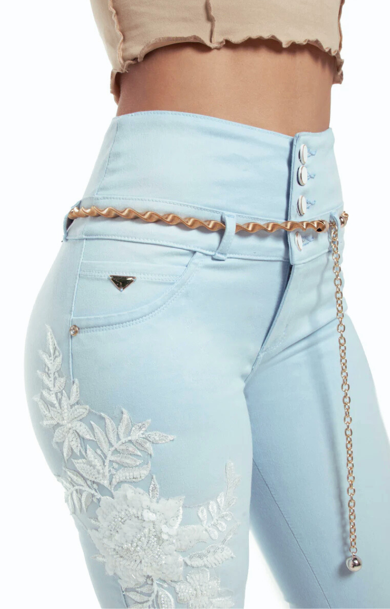 Jeans Skinny Levantacola O50545