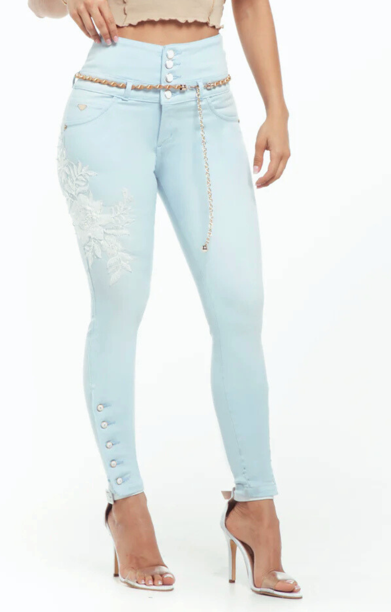 Jeans Skinny Levantacola O50545