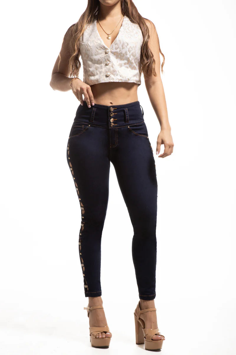 Jeans Skinny Levantacola L71337