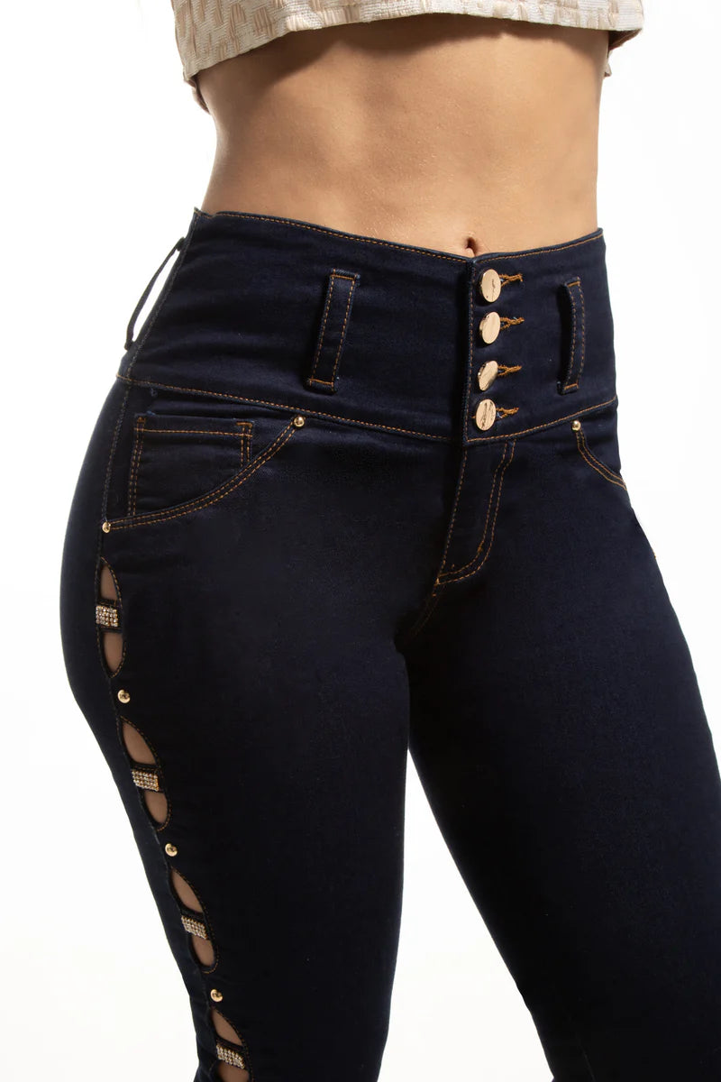 Jeans Skinny Levantacola L71337