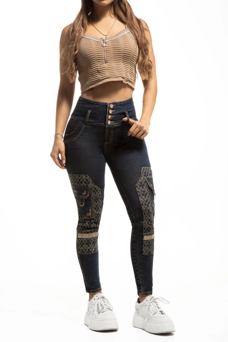 Jeans Skinny Levantacola Y64786