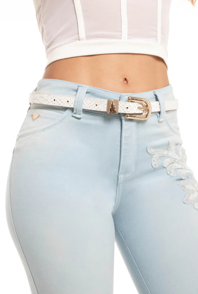 Jeans Skinny Levantacola O50528