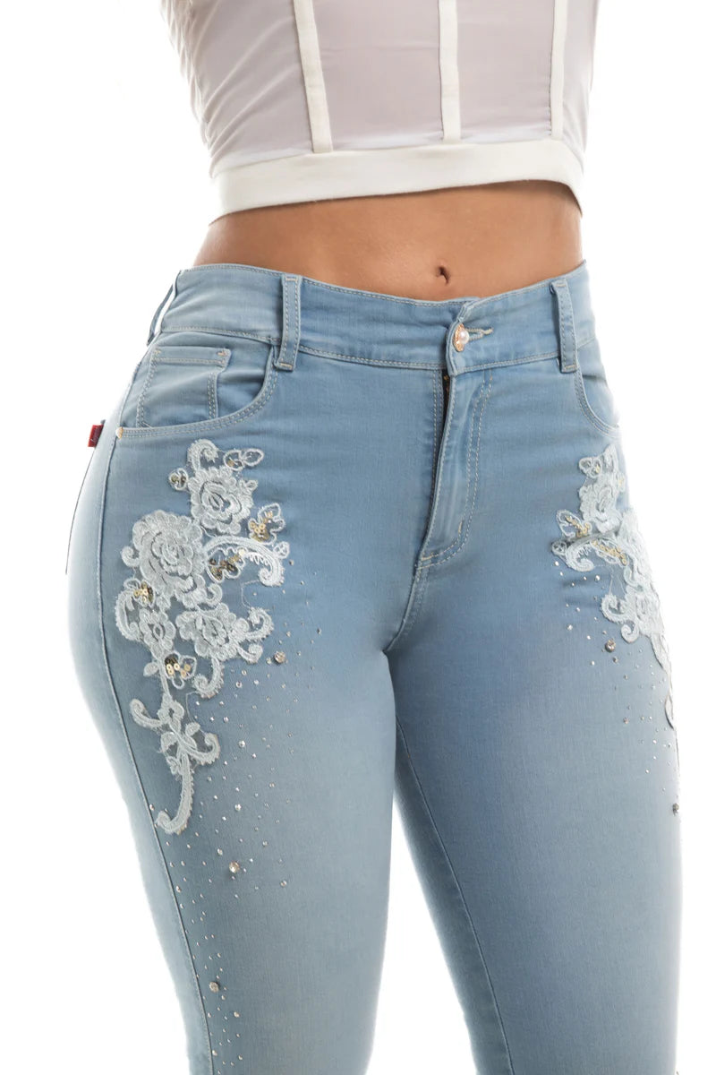 Jeans Skinny Levantacola L71449