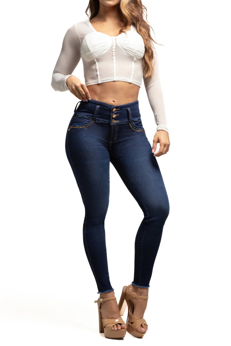 Jeans Skinny Levantacola W80872