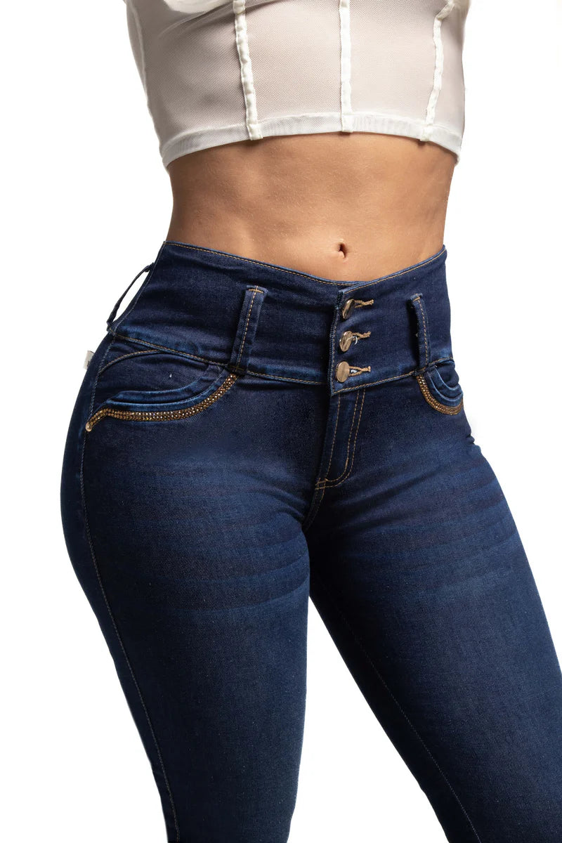 Jeans Skinny Levantacola W80872