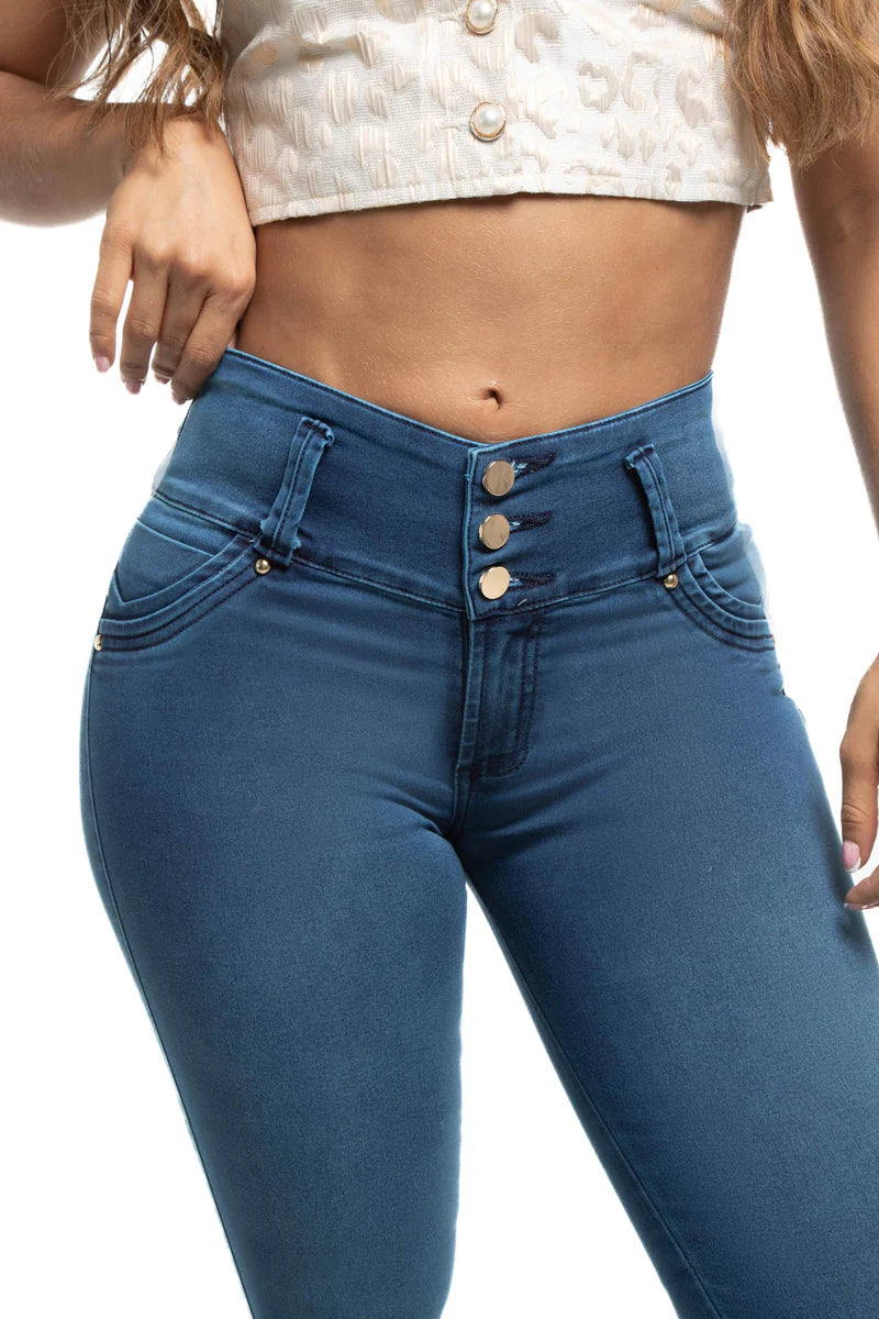 Jeans Skinny Levantacola W80893