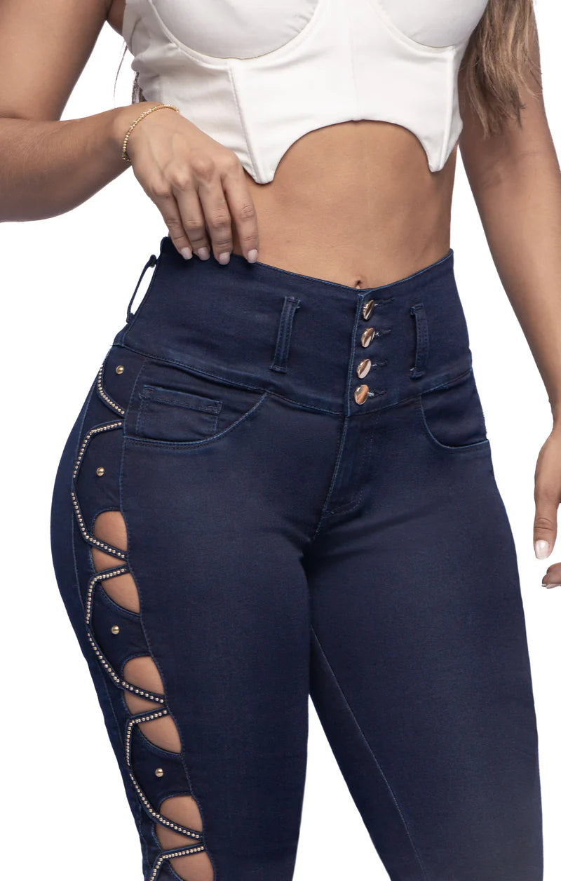 Jeans Skinny Levantacola L71522
