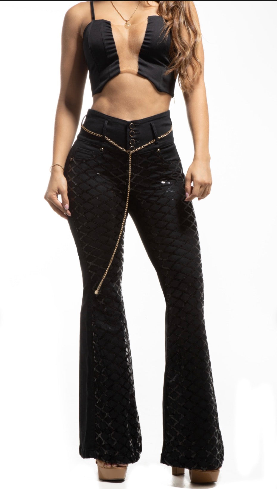 Jeans Acampanado Levantacola L71406