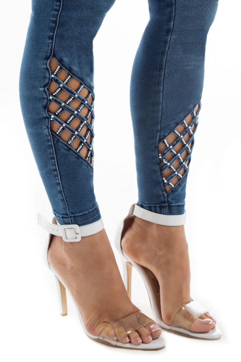 Jeans Skinny Levantacola N90840