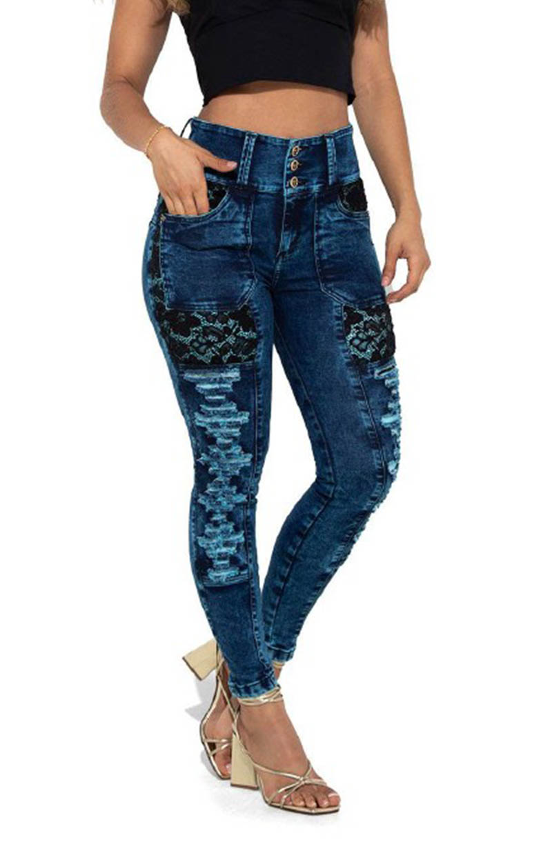 Jeans Skinny Levantacola N90713