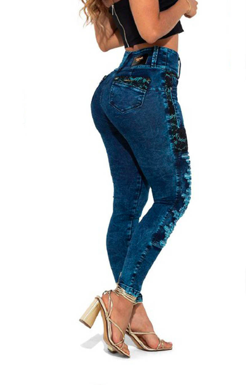 Jeans Skinny Levantacola N90713