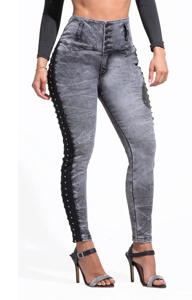 Jeans Skinny Levantacola N90733