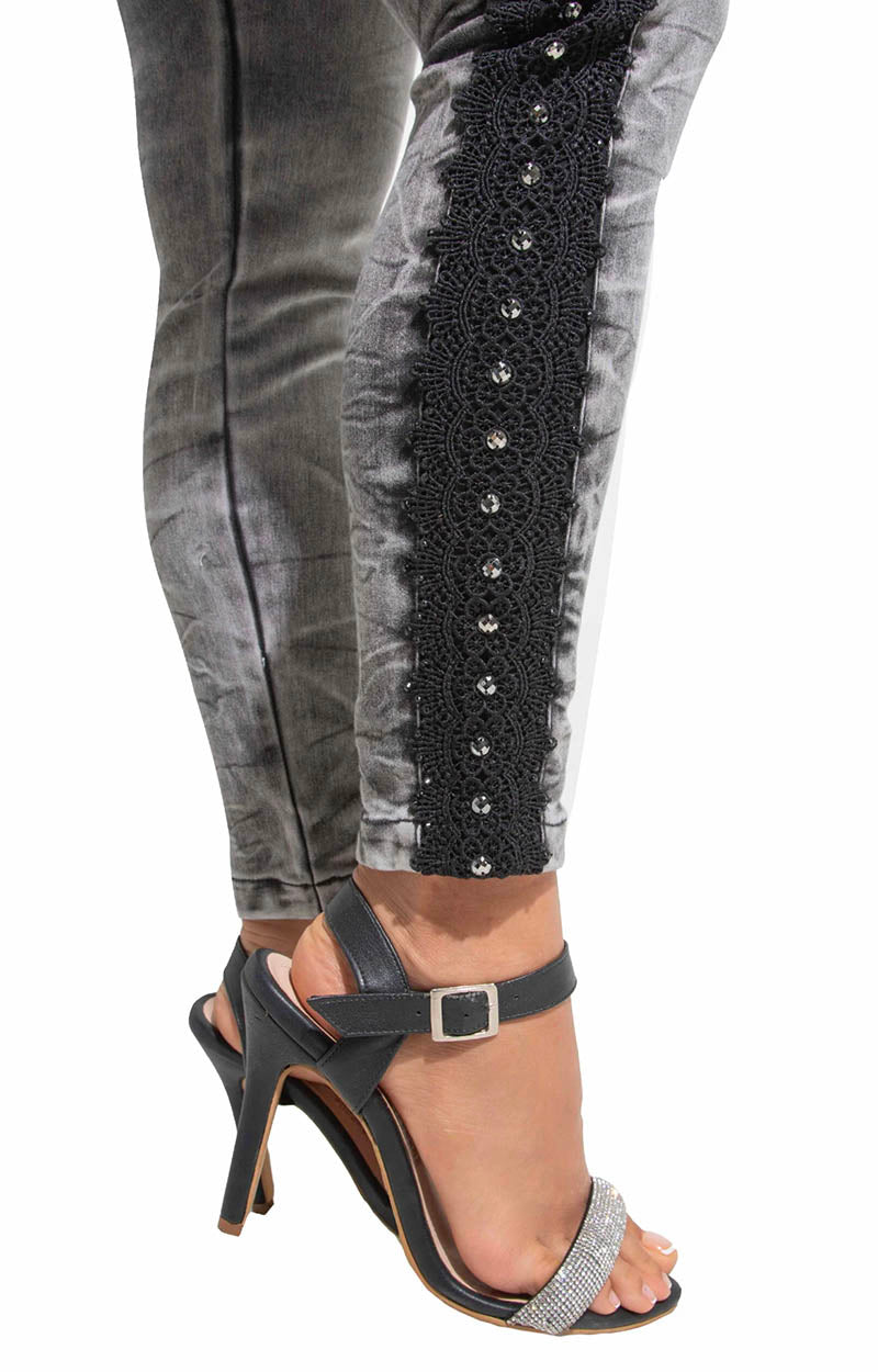 Jeans Skinny Levantacola N90733