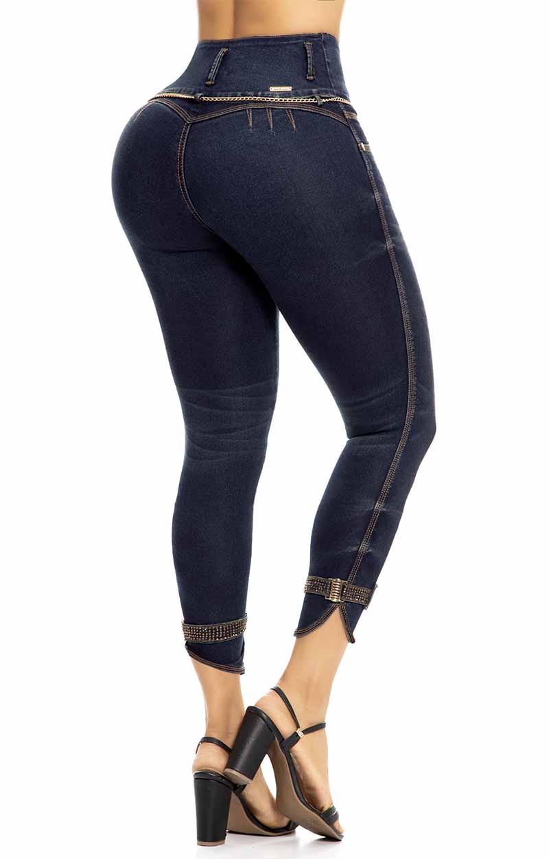 Jeans Levantacola Tiro Alto O50434