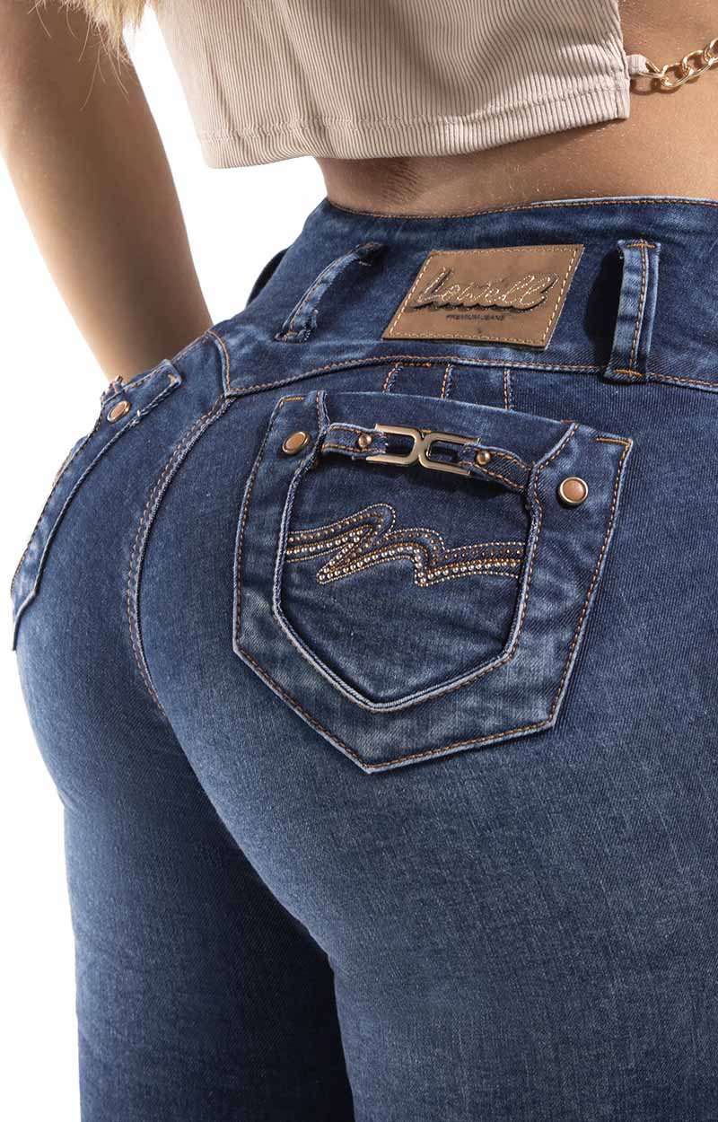 Jeans Skinny Levantacola O50468