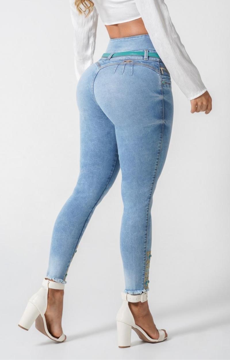 Jeans Levantacola Tiro Alto N90663