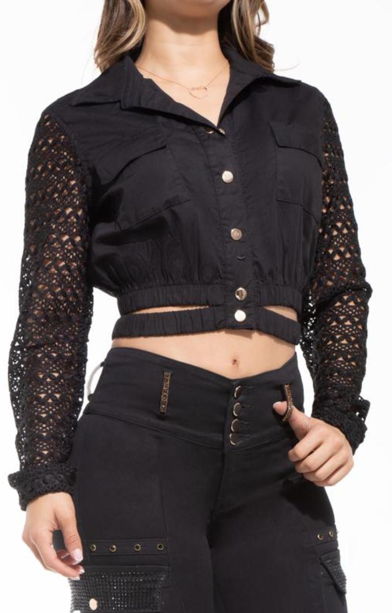 Blusa tipo Jacket  L71173