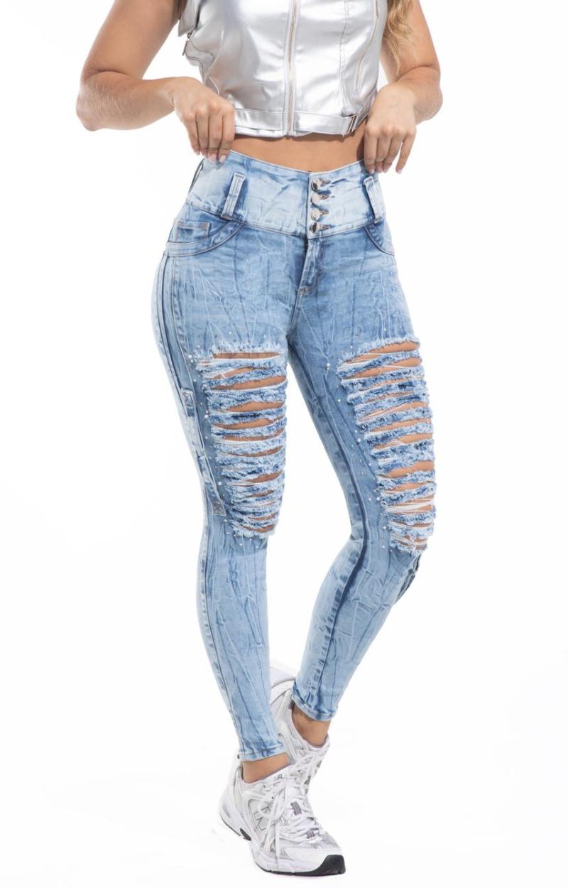 Jeans Skinny Levantacola Y64413