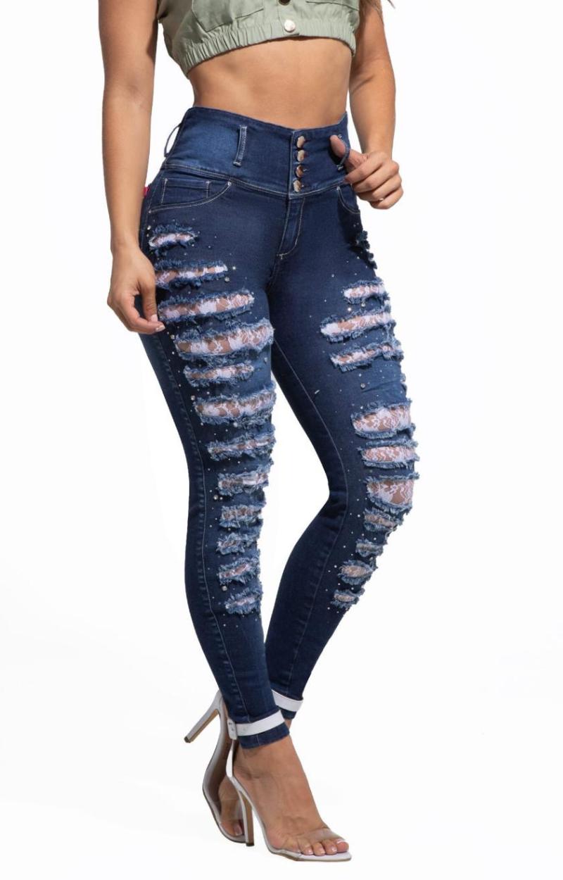 Jeans Skinny Levantacola L71301