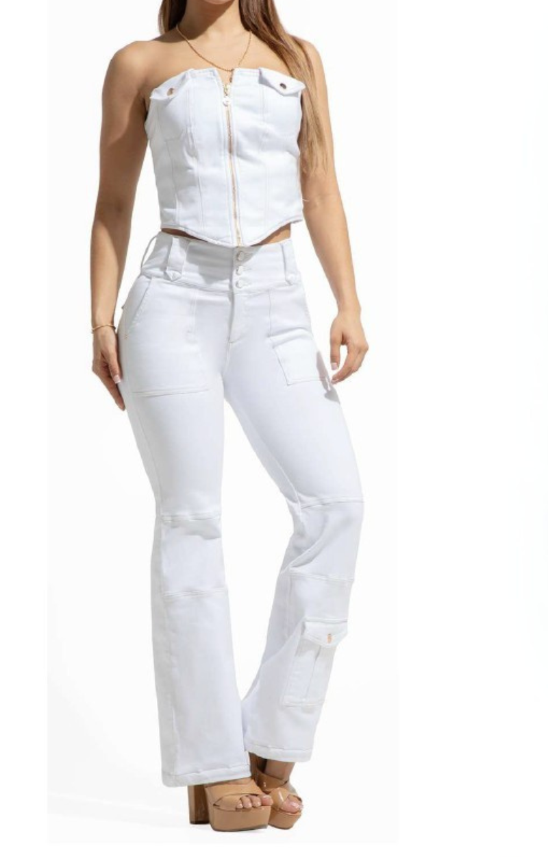 Set Jeans y Top denim N90748