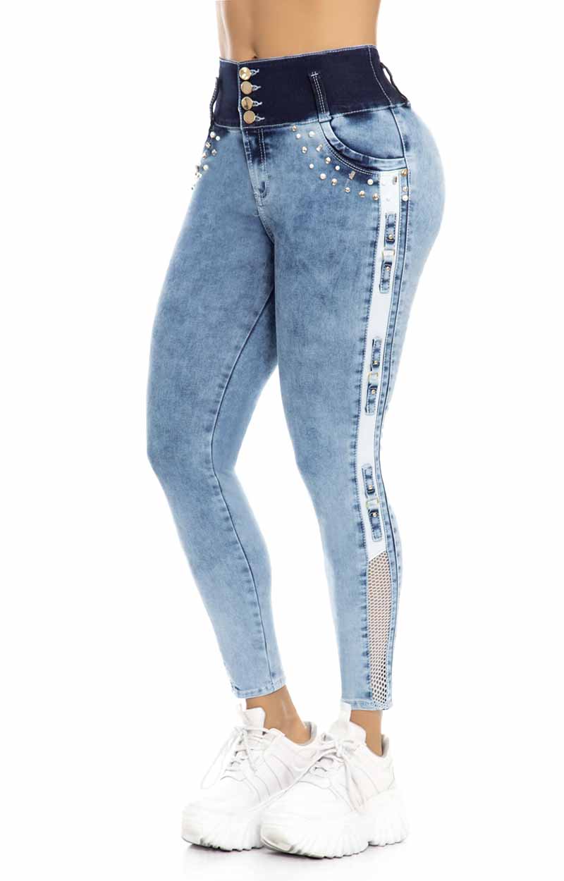 Jeans Skinny Levantacola Y64094