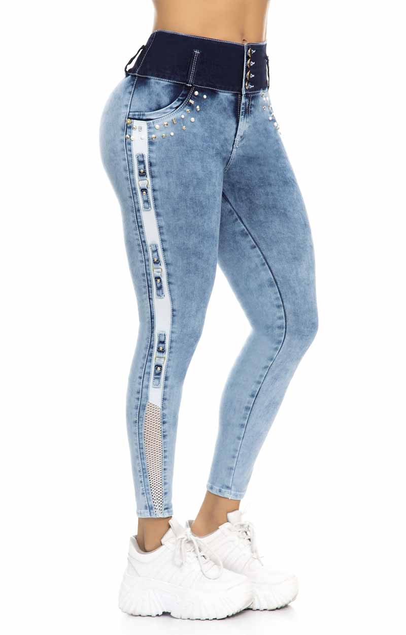 Jeans Skinny Levantacola Y64094