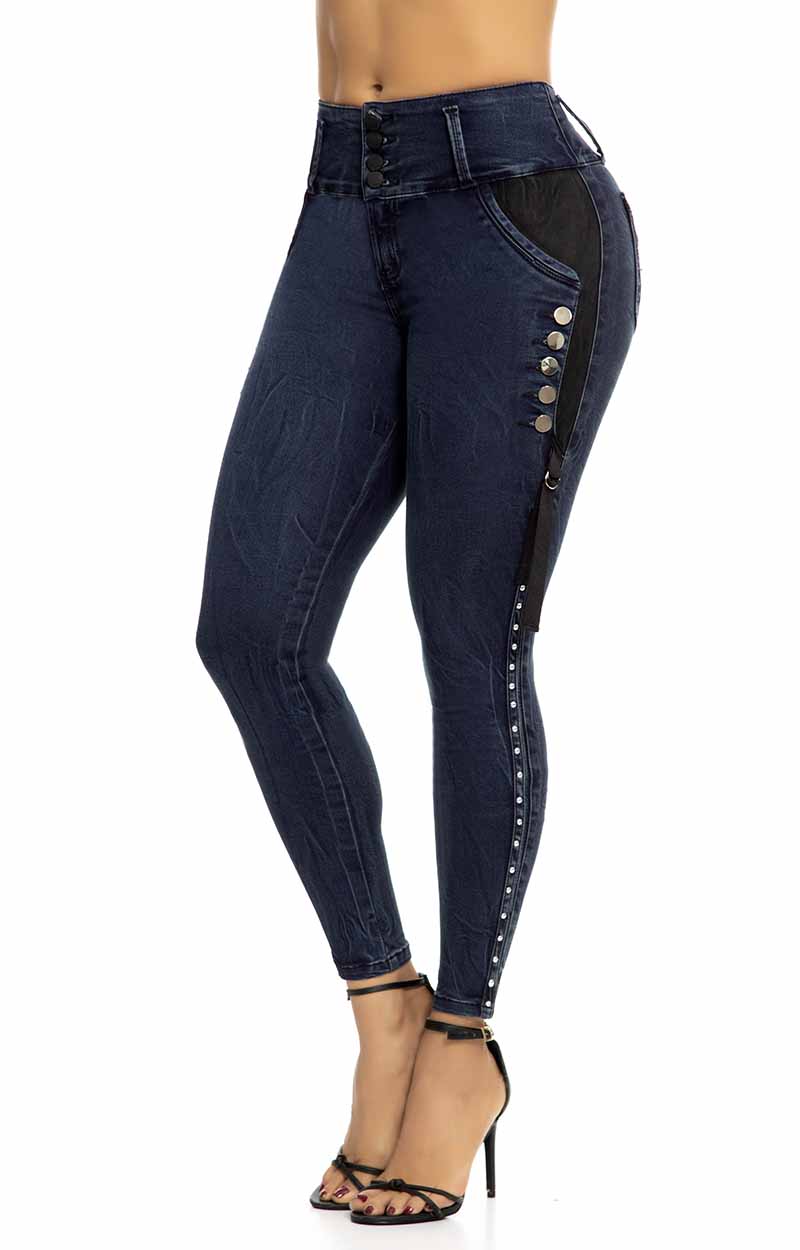 Jeans Levantacola Tiro Alto Y64103