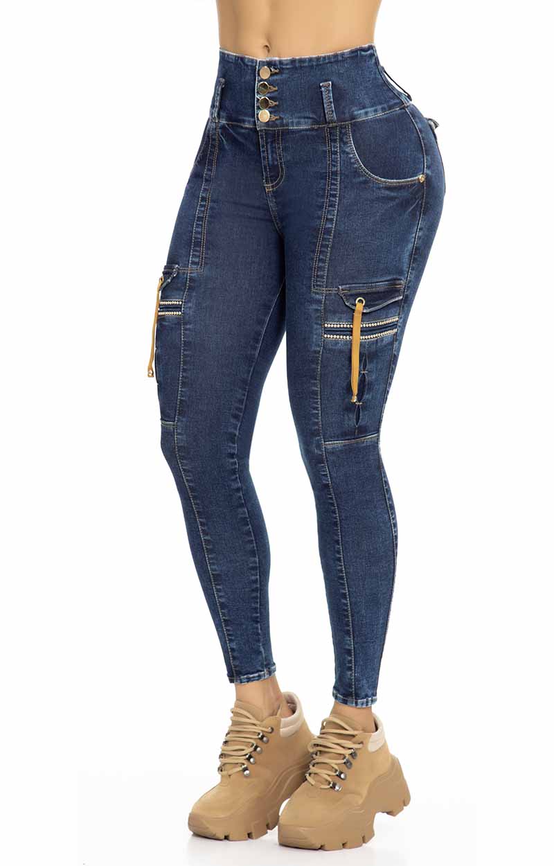 Jeans Skinny Levantacola Y64149