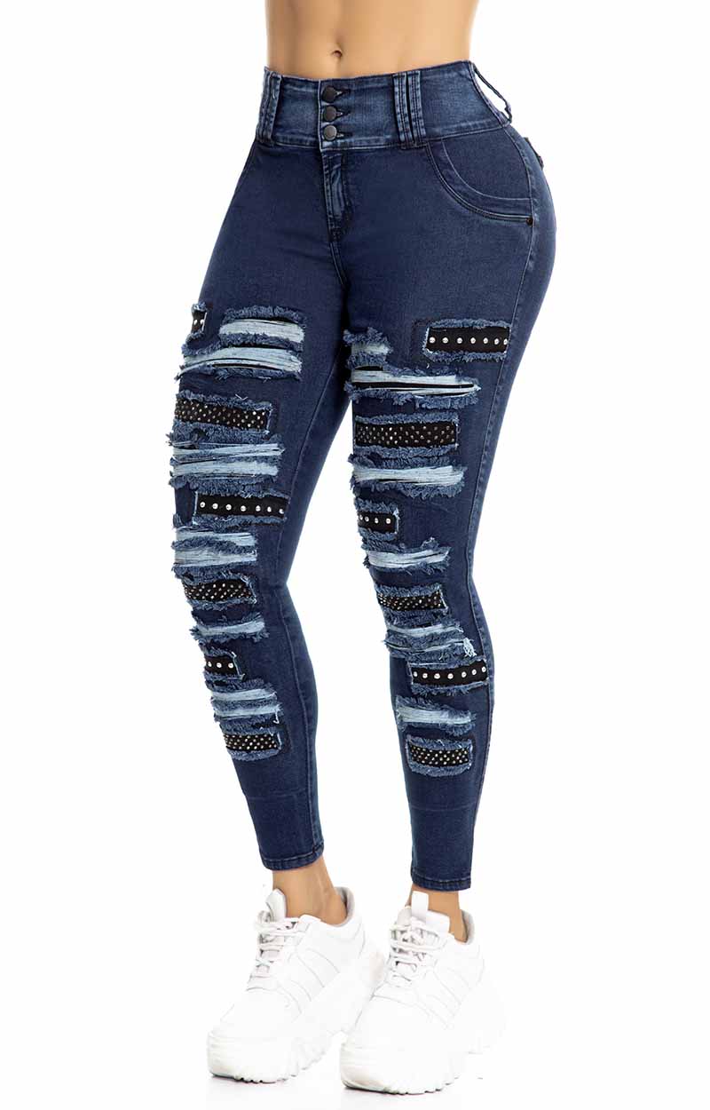 Jeans Skinny Levantacola Y64213