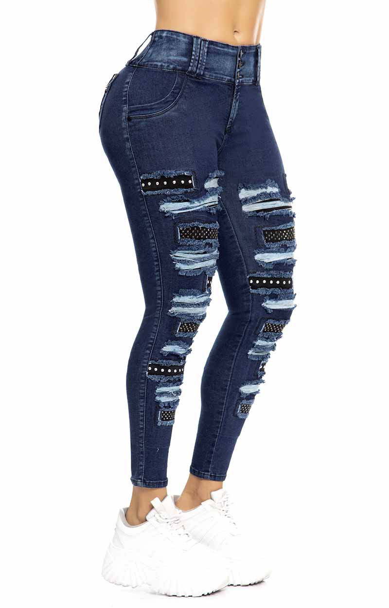 Jeans Skinny Levantacola Y64213