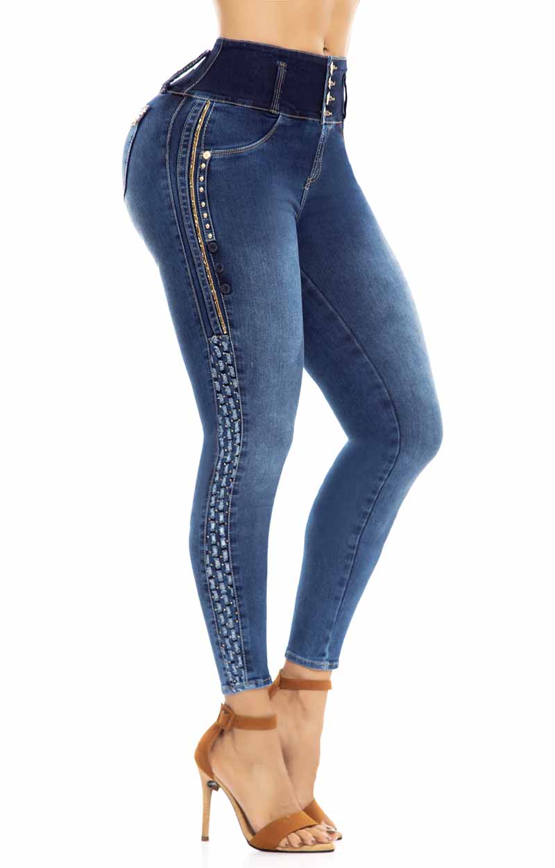 Jeans Skinny Levantacola Y64256