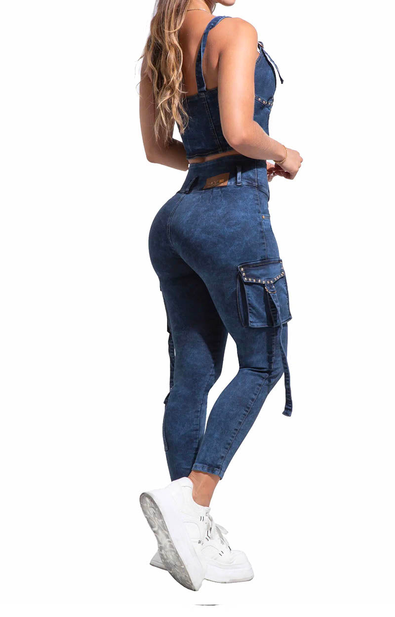 Set Jeans y Top denim  Y64436