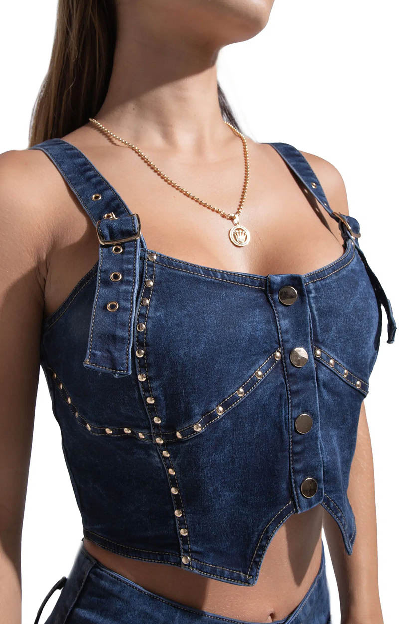 Set Jeans y Top denim  Y64436